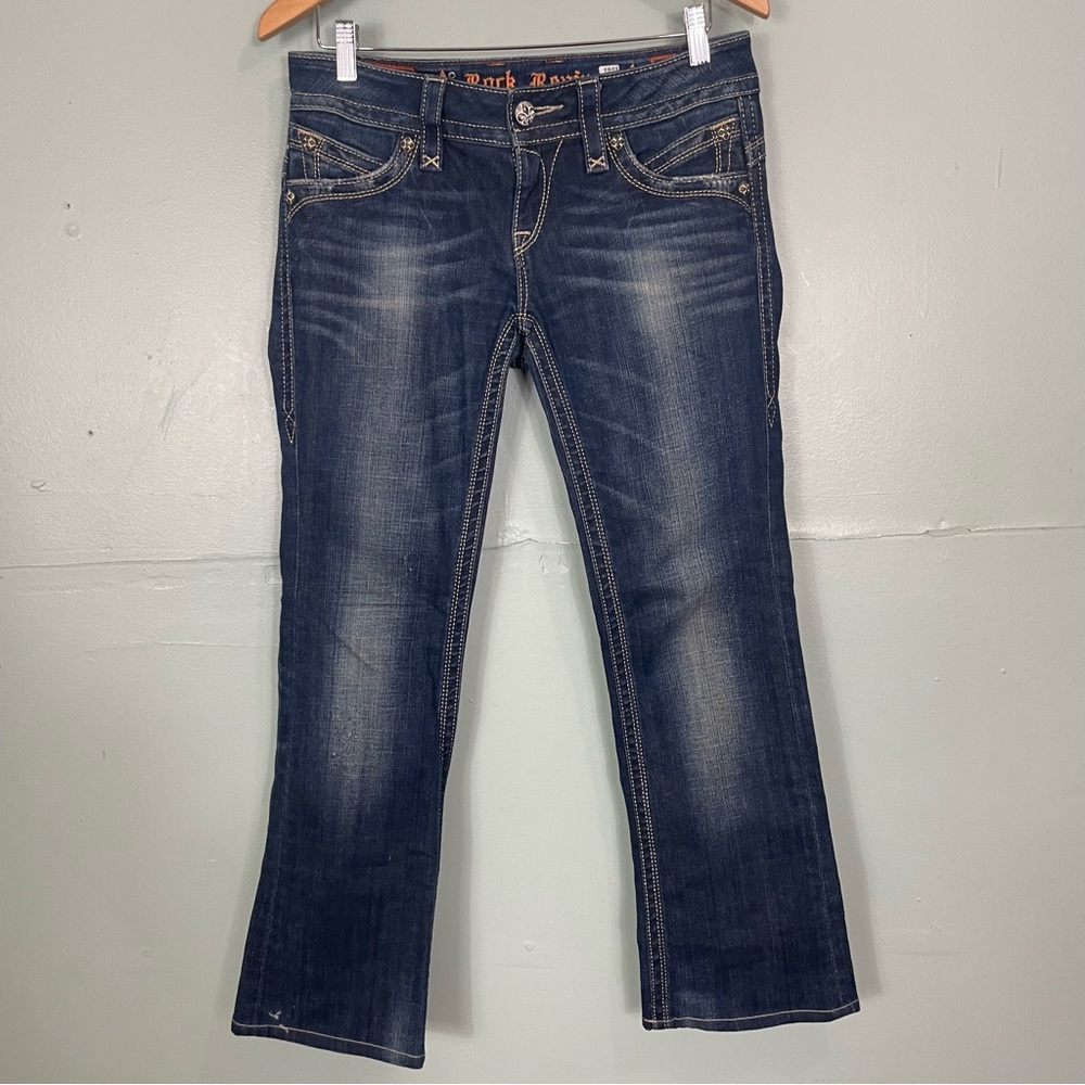 Rock Revival Gwen Boot Cut Jeans Blue Women Sz 28 Denim